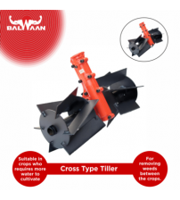 Balwaan Tiller Attachment 28mm Cross Type - Heavy (Black)